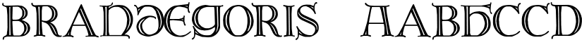 Brandegoris font