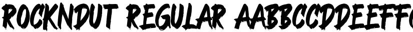Rockndut Regular font