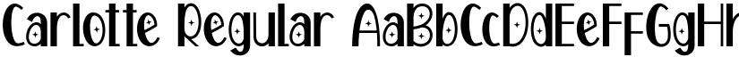Carlotte Regular font