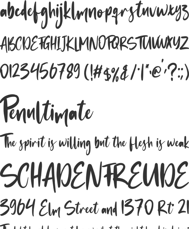 Better Alert font preview