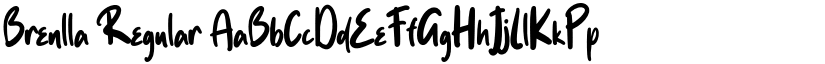 Brenlla Regular font