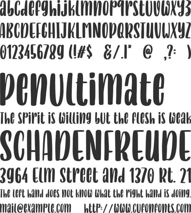 Holiday In Paris font preview