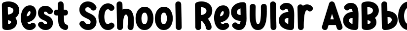 Best School Regular font