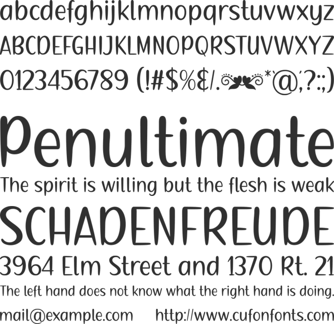 Serry font preview