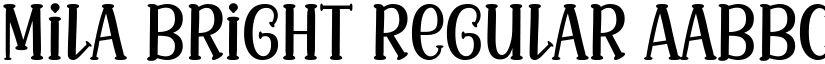 Mila Bright Regular font