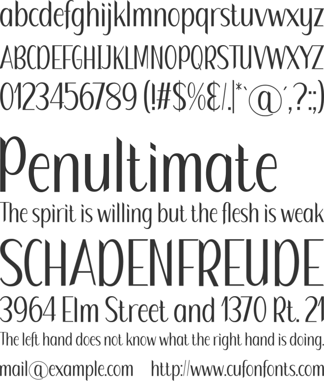 Jika font preview