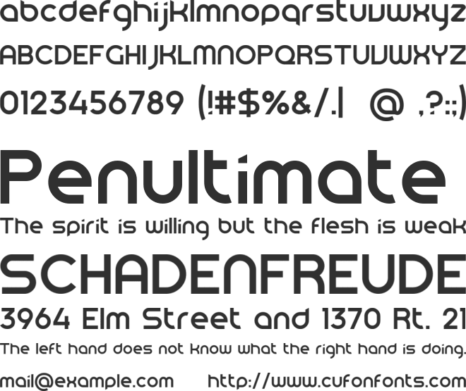 Maia font preview