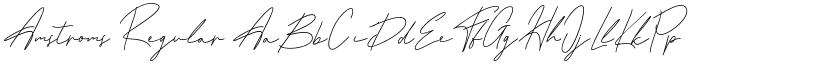 Amstroms Regular font