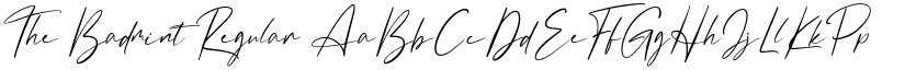 The Badmint Regular font