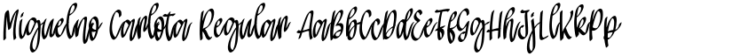 Miguelno Carlota font download