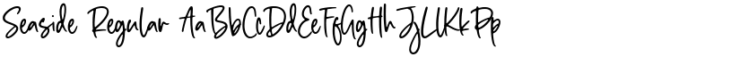 Seaside Regular font