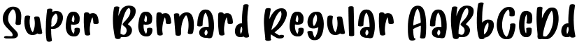 Super Bernard font download