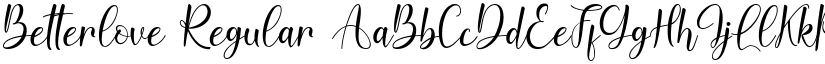 Betterlove font download