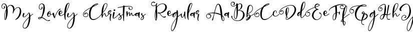 My Lovely Christmas Regular font