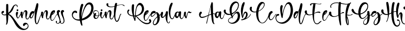 Kindness Point Regular font