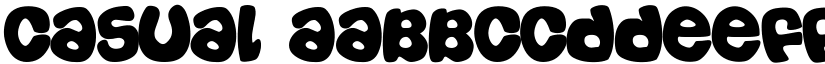 Casual font