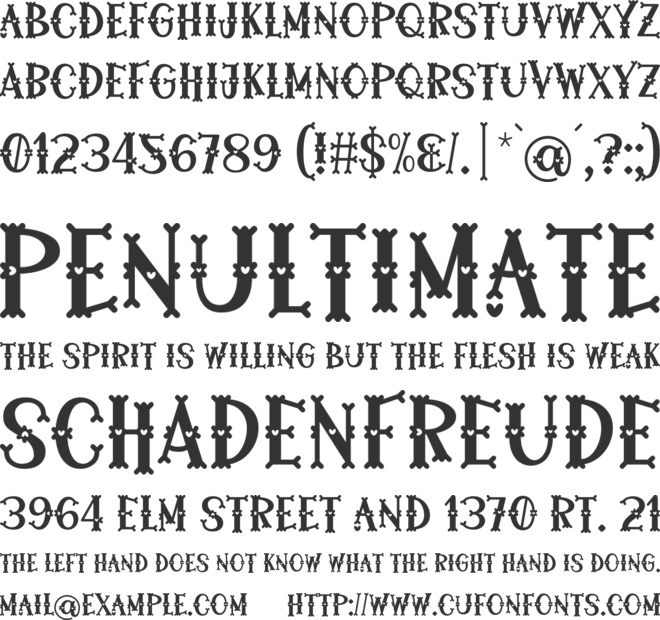 Githo Love font preview