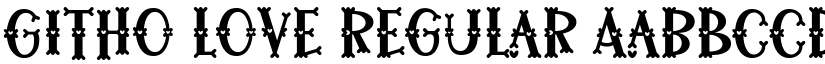 Githo Love font download