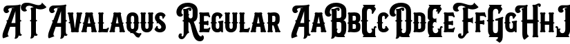 AT Avalaqus Regular font