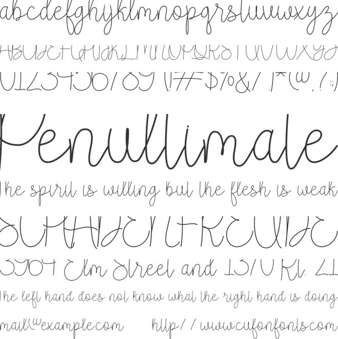 lovely golden font preview