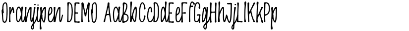 Oranjipen font download