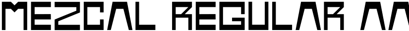 Mezcal Regular font