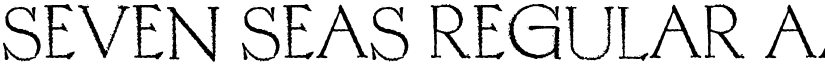 SEVEN SEAS Regular font