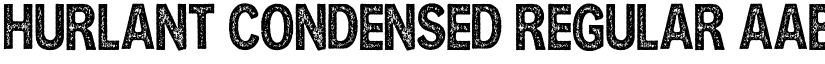 HURLANT CONDENSED Regular font