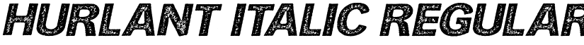 HURLANT ITALIC Regular font