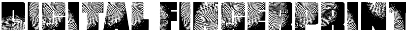 DigItAl FingerpRINT Regular font