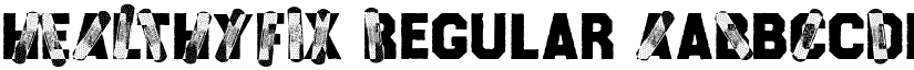 HEALTHYFIX Regular font