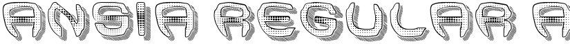 Ansia Regular font