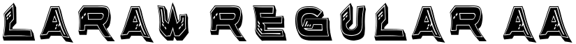 Laraw Regular font