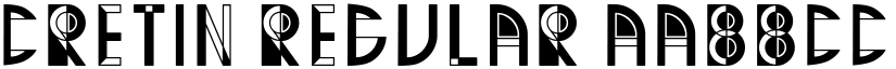 Cretin Regular font