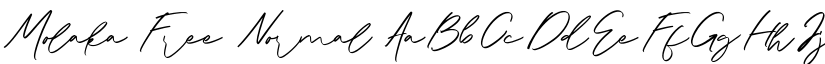 Molaka Free Normal font
