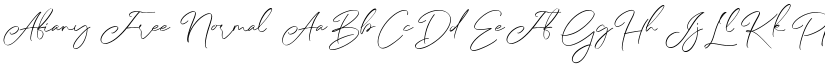Afiany Free Normal font