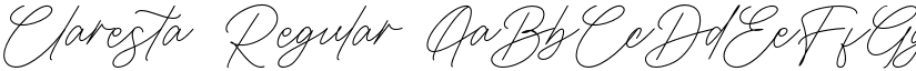 Claresta Regular font