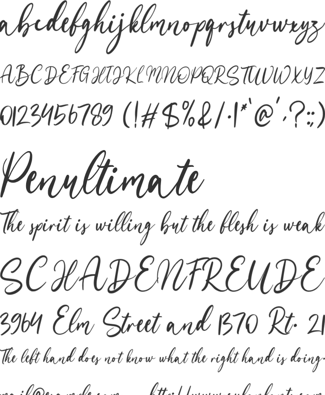 mondeste font preview