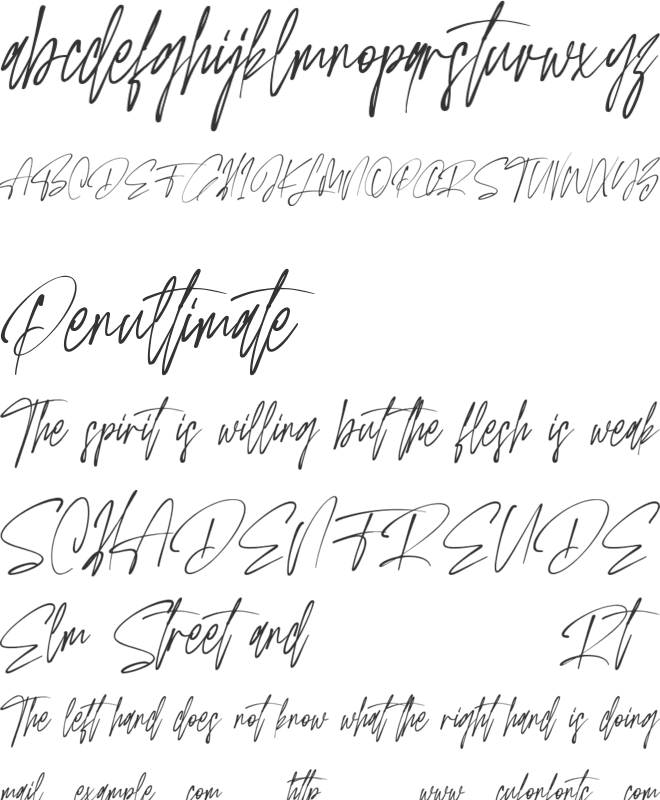 Flinckstone Free font preview