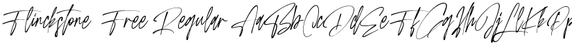 Flinckstone Free Regular font