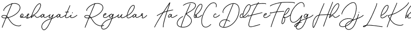 Roshayati font download