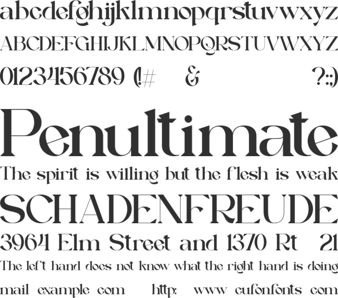 Vallery Qylmor font preview