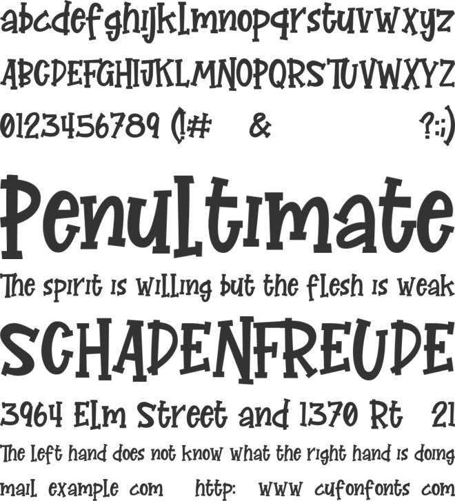 Little Lolla font preview