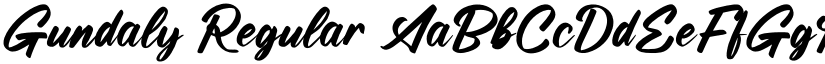 Gundaly font download