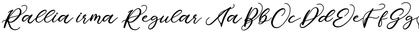 Rallia irma font download