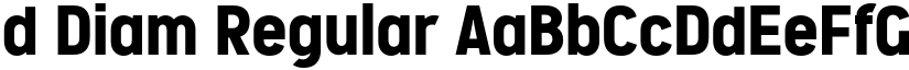 d Diam Regular font