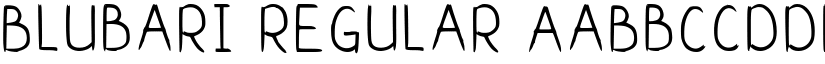 Blubari Regular font
