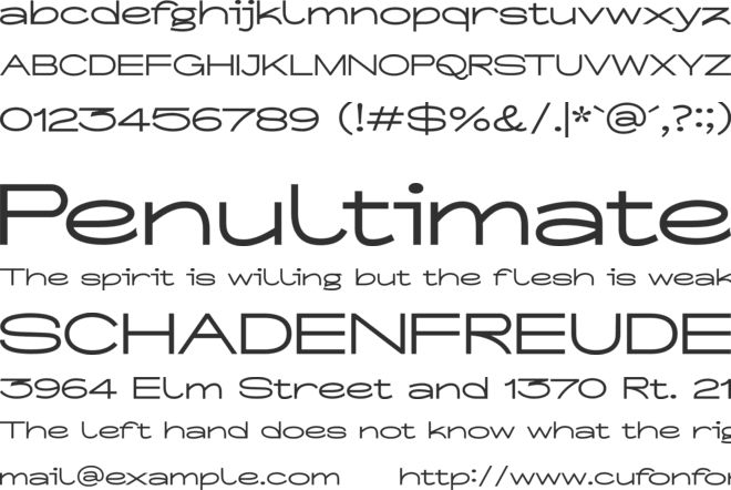 String Beads font preview