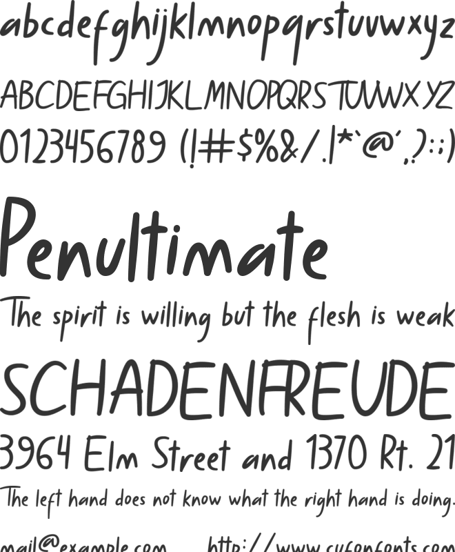 Baby Dolle font preview