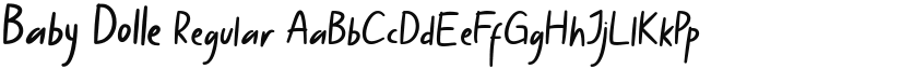 Baby Dolle font download